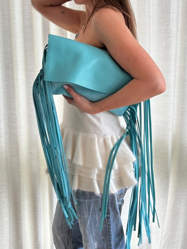 Fringe Leather Bag